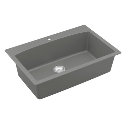 Tudor 33" Quartz Composite Top Mount Kitchen Sink