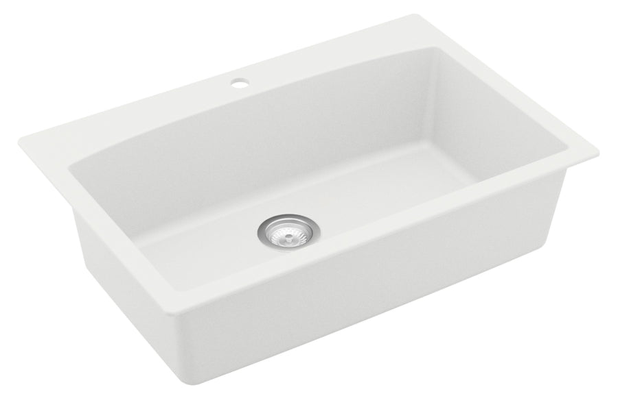 Tudor 33" Quartz Composite Top Mount Kitchen Sink