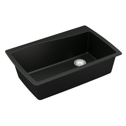 Tidal 34" Quartz Composite Top Mount Kitchen Sink