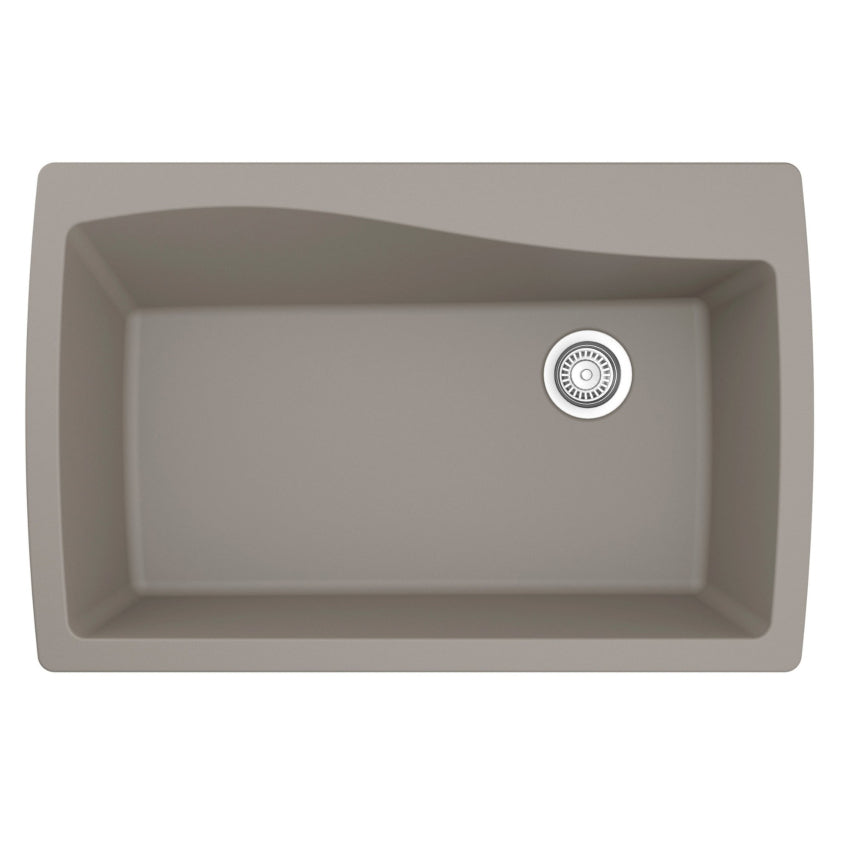 Tidal 34" Quartz Composite Top Mount Kitchen Sink