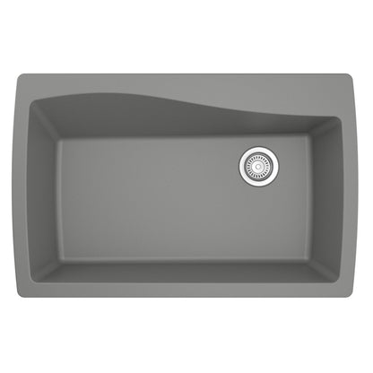 Tidal 34" Quartz Composite Top Mount Kitchen Sink