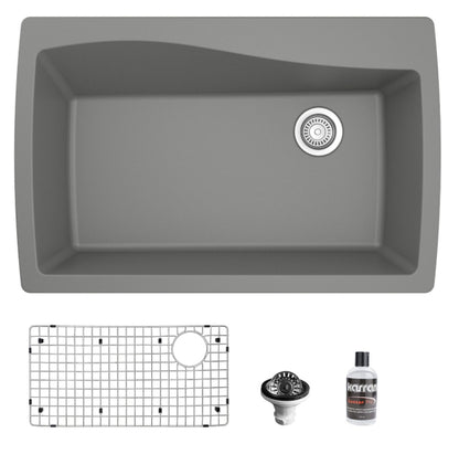 Tidal 34" Quartz Composite Top Mount Kitchen Sink