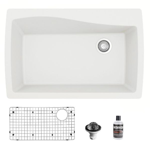 Tidal 34" Quartz Composite Top Mount Kitchen Sink