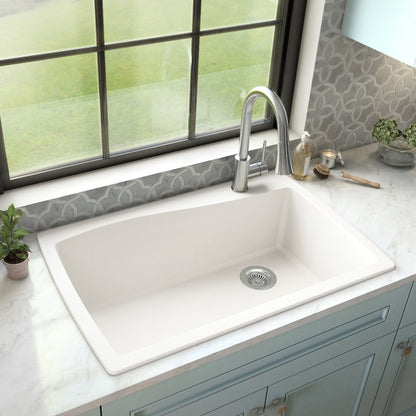 Tidal 34" Quartz Composite Top Mount Kitchen Sink