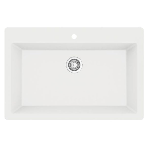 Essence 33" Quartz Composite Top Mount Kitchen Sink