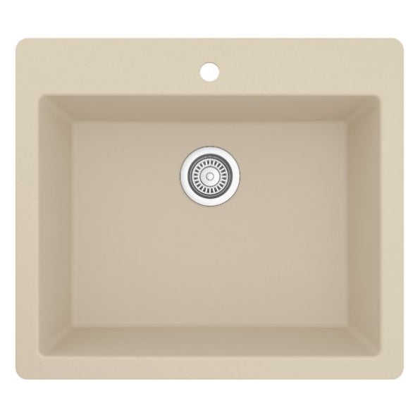 Essence 25" Quartz Composite Top Mount Kitchen Sink