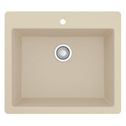 Essence 25" Quartz Composite Top Mount Kitchen Sink