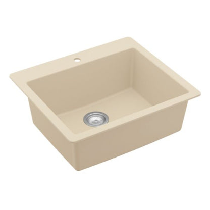 Essence 25" Quartz Composite Top Mount Kitchen Sink