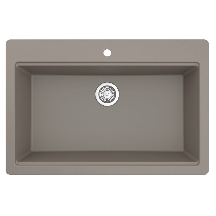 Essence 33" Quartz Composite Top Mount Kitchen Sink