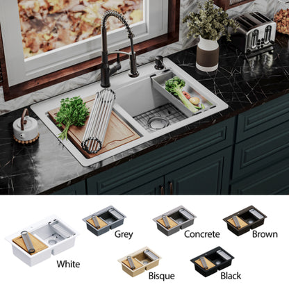 Essence 33" Quartz Composite Top Mount Kitchen Sink