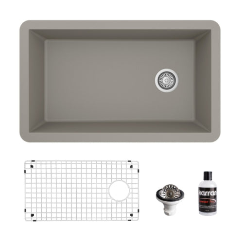 Essence 32" Quartz Composite Undermount Kitchen Sink