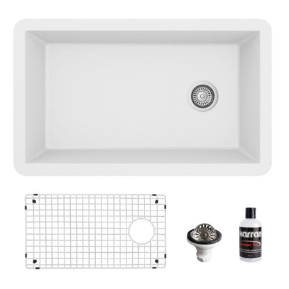 Essence 32" Quartz Composite Undermount Kitchen Sink