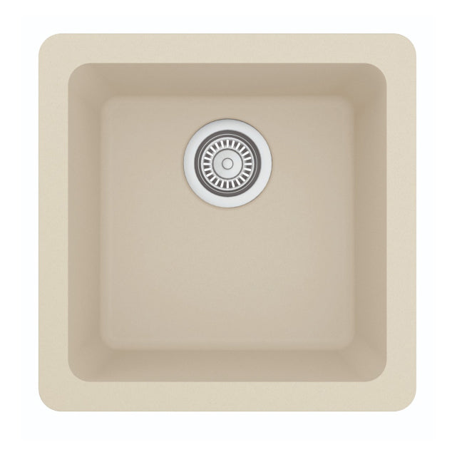 Seamless 17" Quartz Composite Undermount Bar Sink