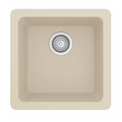 Seamless 17" Quartz Composite Undermount Bar Sink