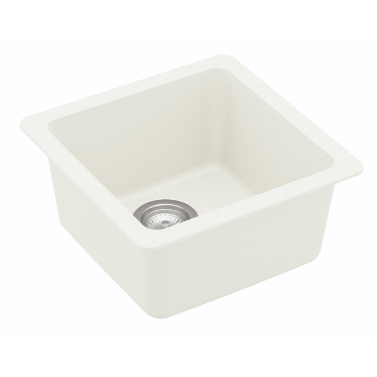 Seamless 17" Quartz Composite Undermount Bar Sink