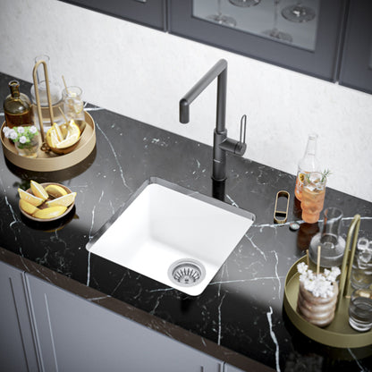 Essence 17" Quartz Composite Undermount Bar Sink