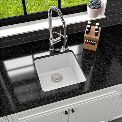 Essence 17" Quartz Composite Undermount Bar Sink