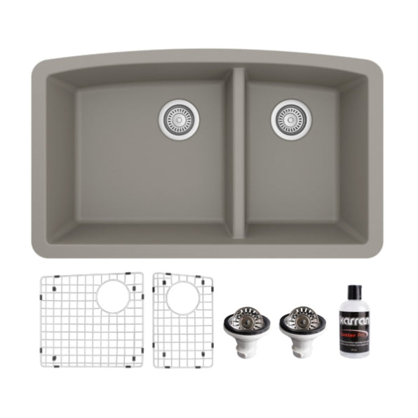 Tudor 33" Quartz Composite Undermount Kitchen Sink