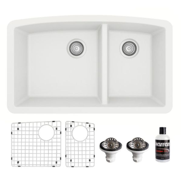 Tudor 33" Quartz Composite Undermount Kitchen Sink