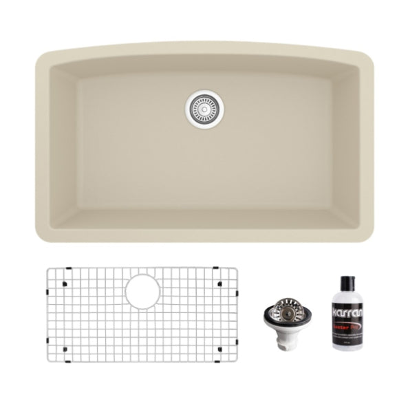 Tudor 33" Quartz Composite Undermount Kitchen Sink