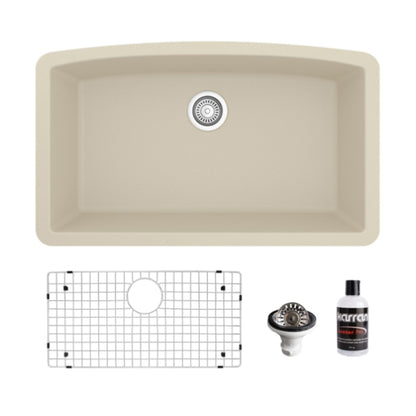 Tudor 33" Quartz Composite Undermount Kitchen Sink