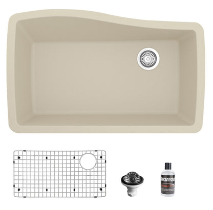 Tidal 34" Quartz Composite Undermount Kitchen Sink