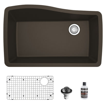 Tidal 34" Quartz Composite Undermount Kitchen Sink