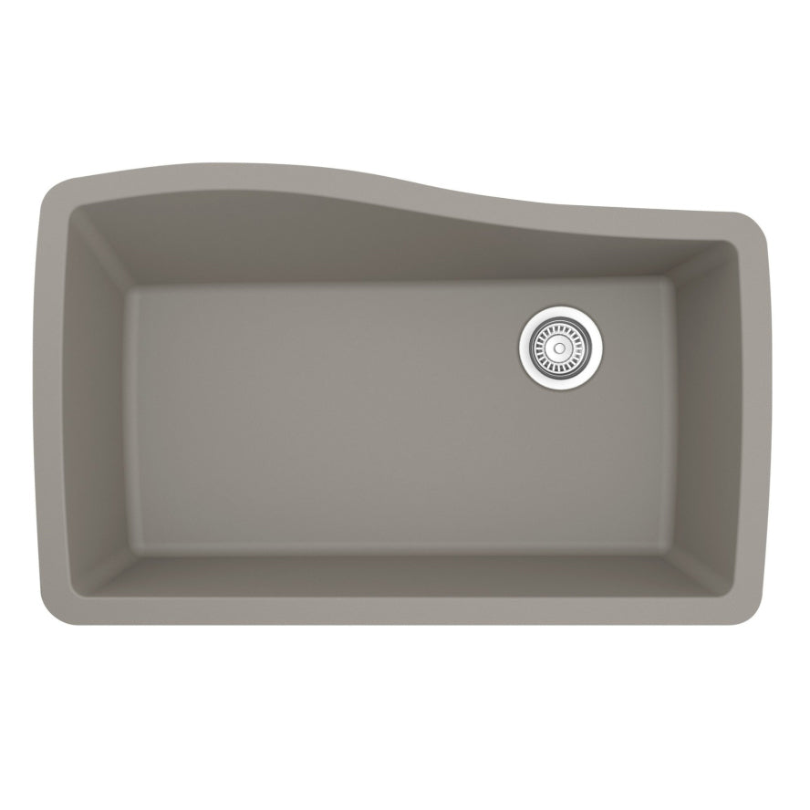 Tidal 34" Quartz Composite Undermount Kitchen Sink