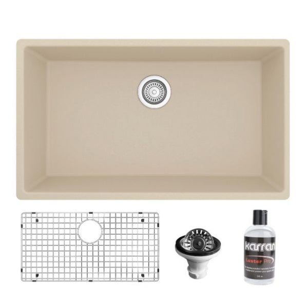 Essence 32" Quartz Composite Undermount Kitchen Sink