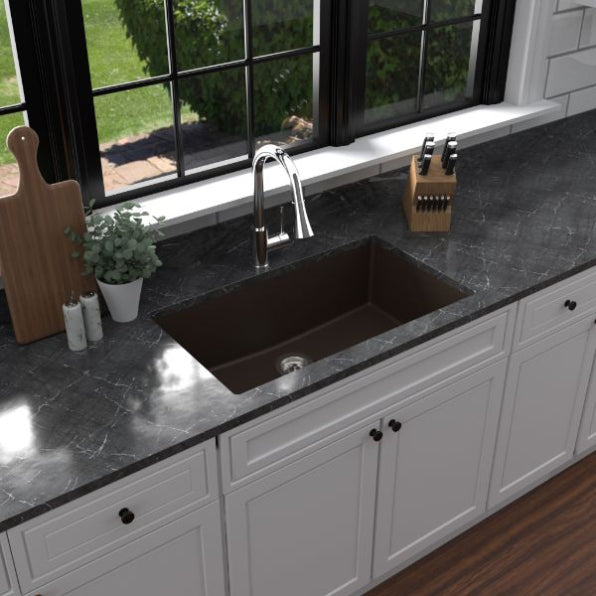 Essence 32" Quartz Composite Undermount Kitchen Sink