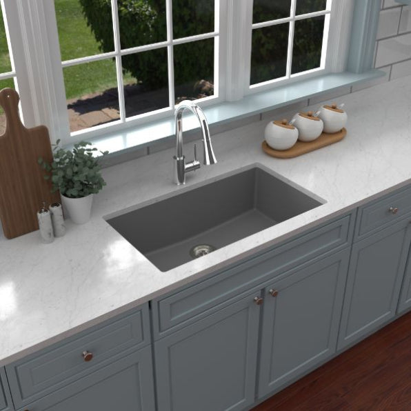 Essence 32" Quartz Composite Undermount Kitchen Sink