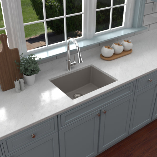 Essence 24" Quartz Composite Undermount Kitchen Sink