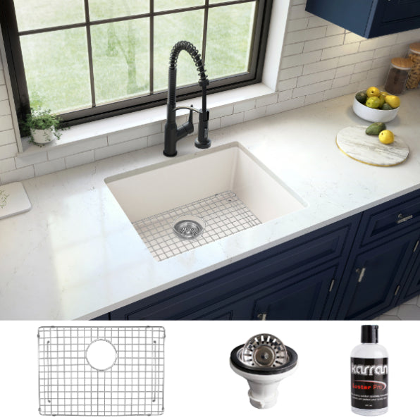 Essence 24" Quartz Composite Undermount Kitchen Sink