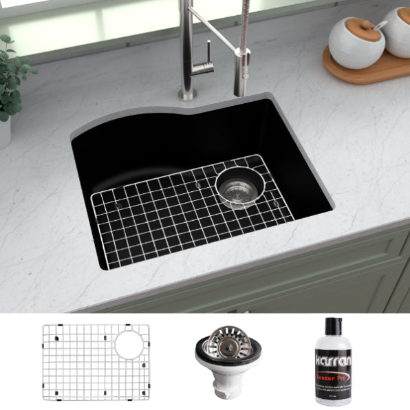 Stonera 24" Quartz Composite Undermount Kitchen Sink