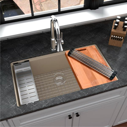 Essence 32" Quartz Composite Undermount Kitchen Sink