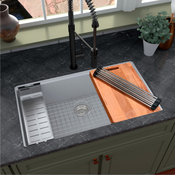 Essence 32" Quartz Composite Undermount Kitchen Sink