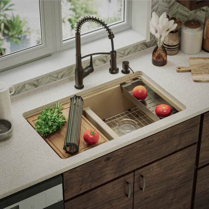 Essence 32" Quartz Composite Undermount Kitchen Sink