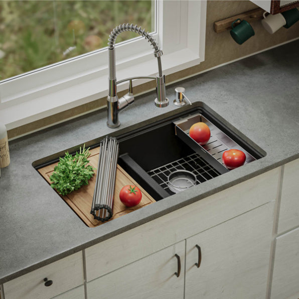 Essence 32" Quartz Composite Undermount Kitchen Sink