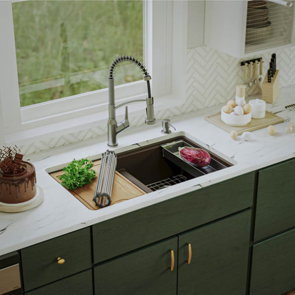 Essence 32" Quartz Composite Undermount Kitchen Sink