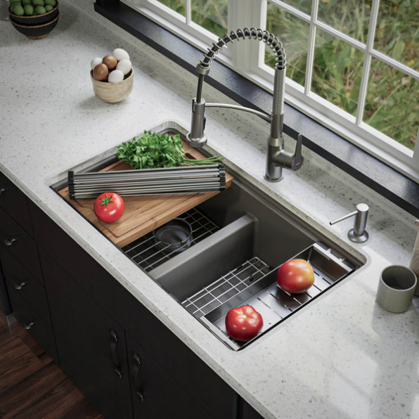 Essence 32" Quartz Composite Undermount Kitchen Sink