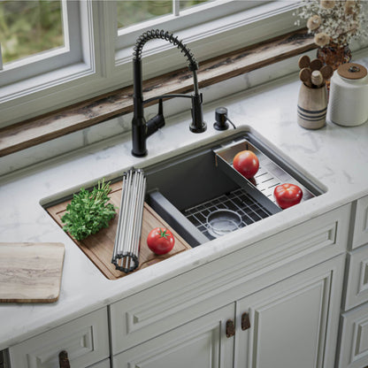 Essence 32" Quartz Composite Undermount Kitchen Sink