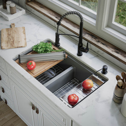 Essence 32" Quartz Composite Undermount Kitchen Sink