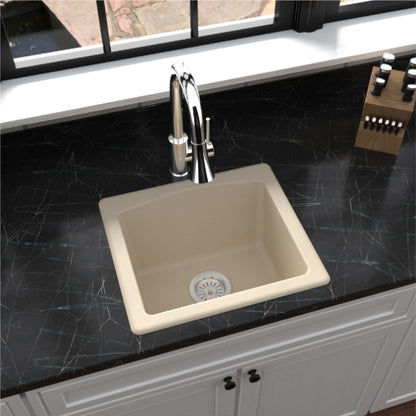 Tudor 18" Quartz Composite Top Mount Bar Sink