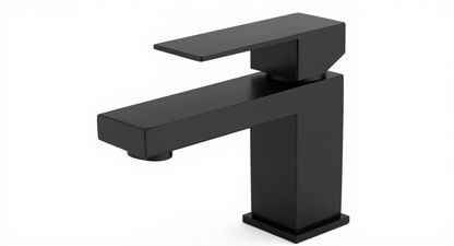 Faustina Lavatory Faucet with Pop-Up Drain - Matte Black