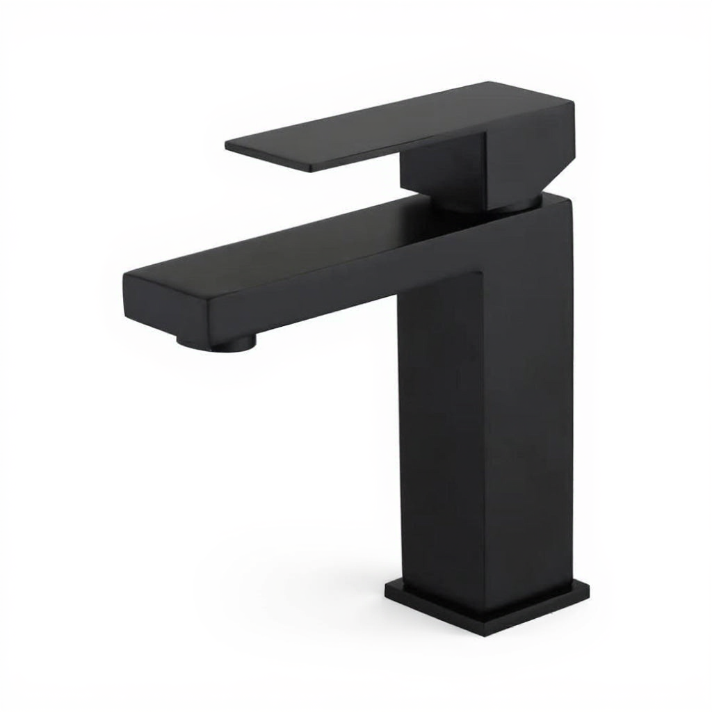 Faustina Lavatory Faucet with Pop-Up Drain - Matte Black