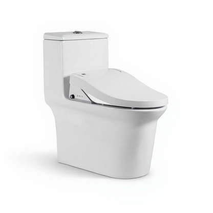 Zenobia One-Piece Intelligent Elongated Toilet - front view