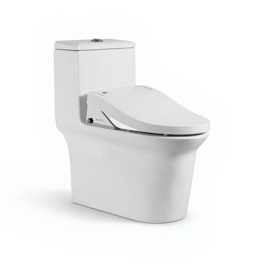 Zenobia One-Piece Intelligent Elongated Toilet - front view