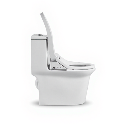 Zenobia One-Piece Intelligent Elongated Toilet - side view