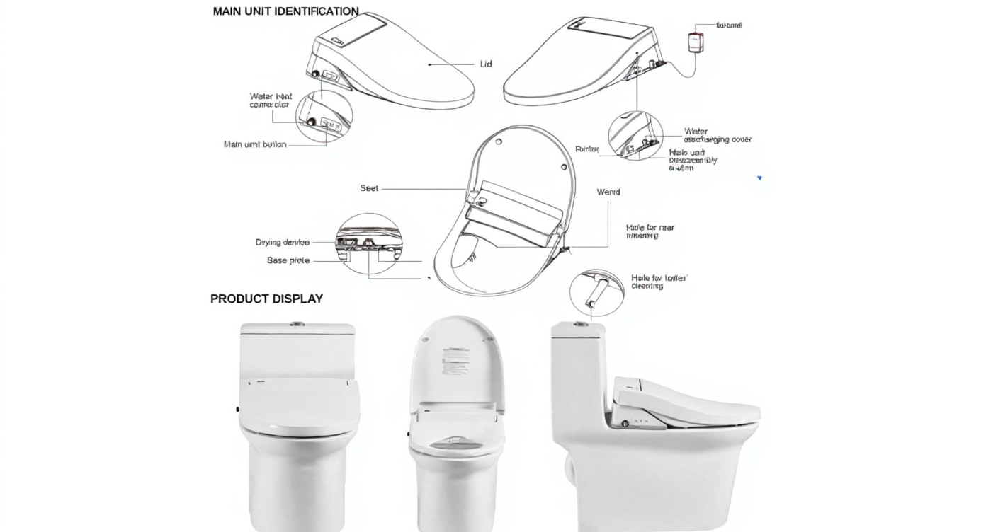 Zenobia One-Piece Intelligent Elongated Toilet
