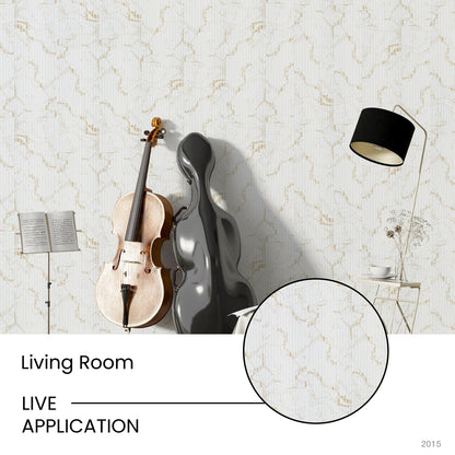Gilded Vein Slatted Polypropylene Interior Decorative Wall Panel